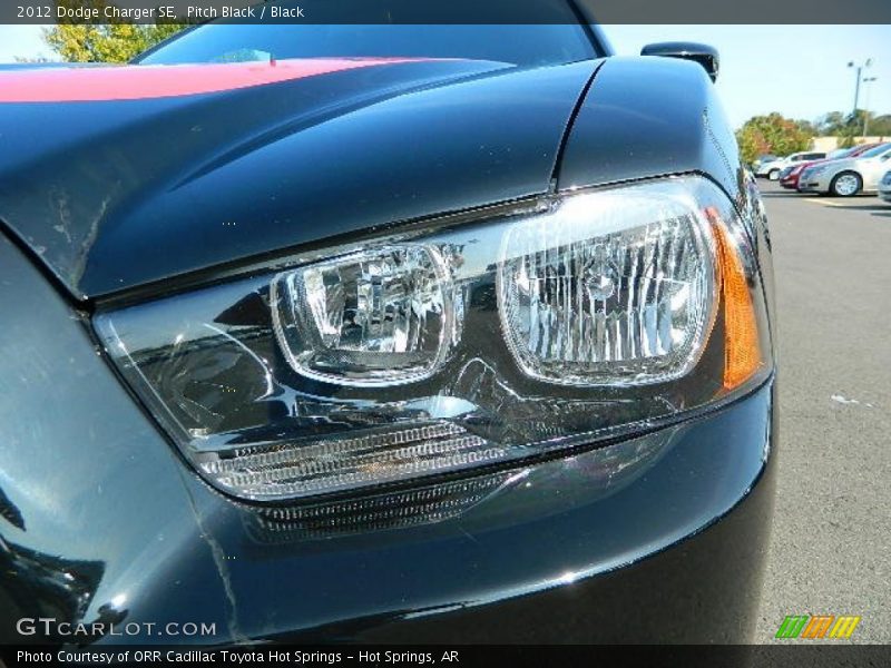 Pitch Black / Black 2012 Dodge Charger SE