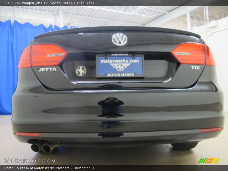 Black / Titan Black 2012 Volkswagen Jetta TDI Sedan