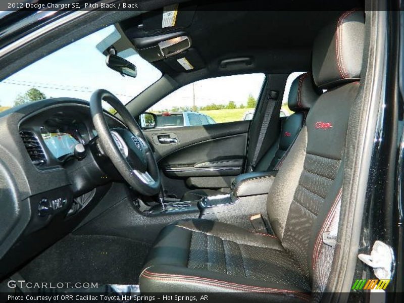 Pitch Black / Black 2012 Dodge Charger SE