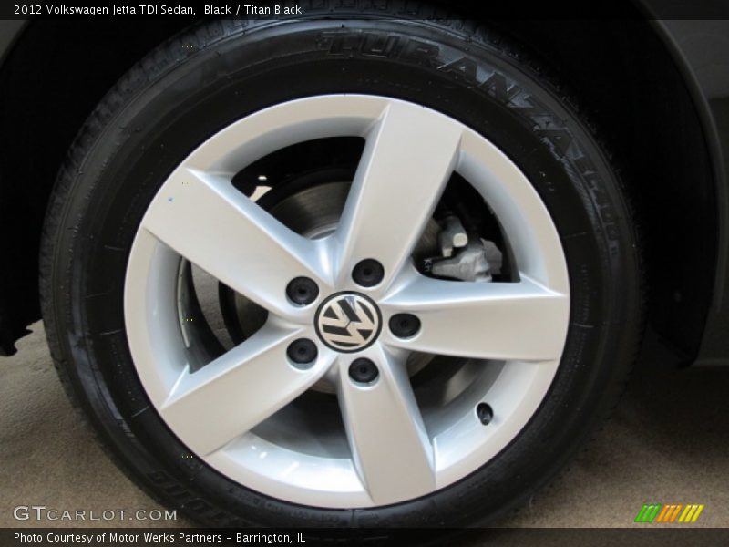 Black / Titan Black 2012 Volkswagen Jetta TDI Sedan