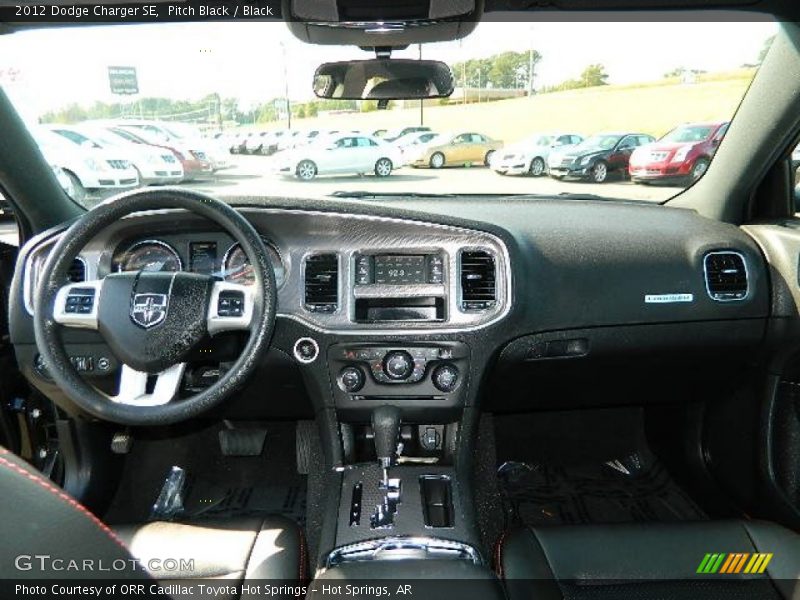 Pitch Black / Black 2012 Dodge Charger SE