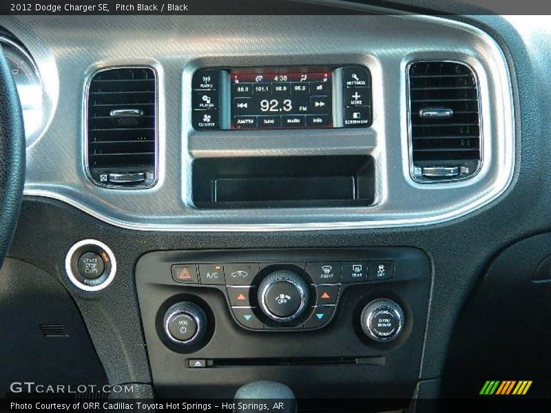 Pitch Black / Black 2012 Dodge Charger SE