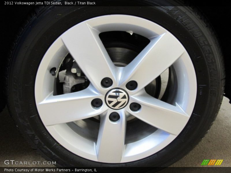 Black / Titan Black 2012 Volkswagen Jetta TDI Sedan