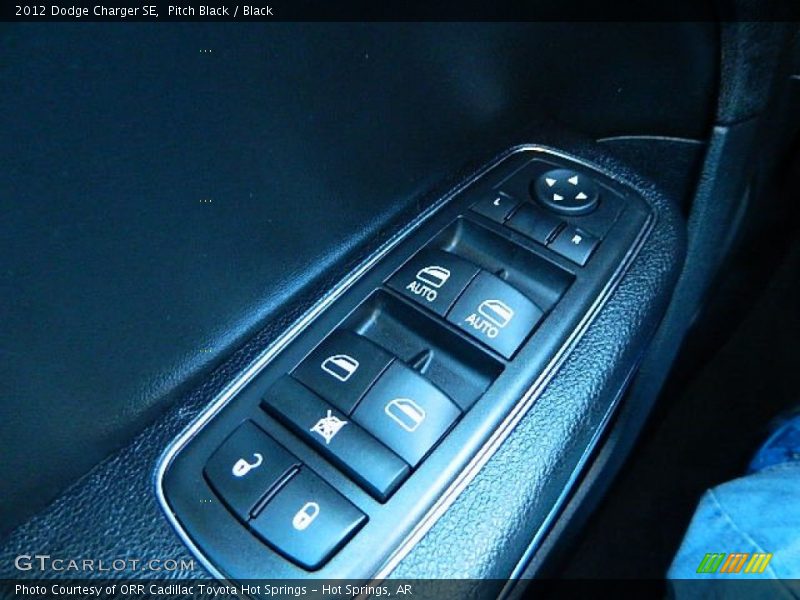 Pitch Black / Black 2012 Dodge Charger SE