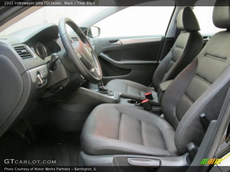 Black / Titan Black 2012 Volkswagen Jetta TDI Sedan