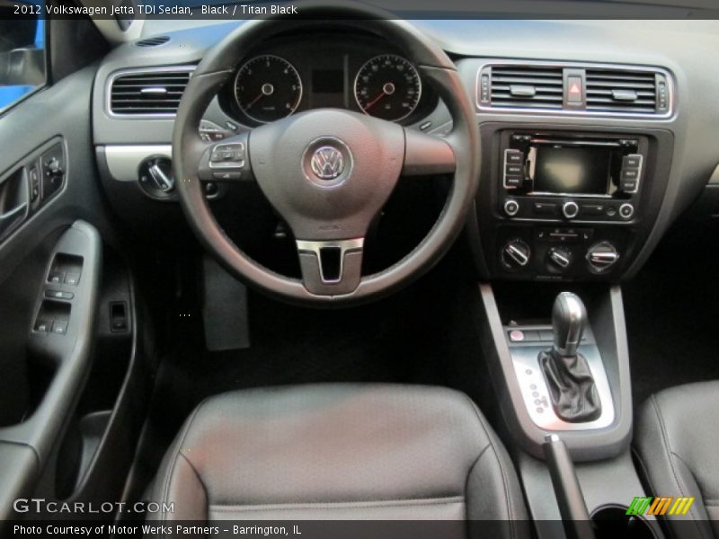 Black / Titan Black 2012 Volkswagen Jetta TDI Sedan