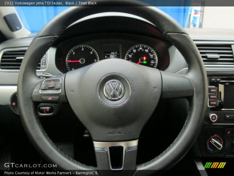 Black / Titan Black 2012 Volkswagen Jetta TDI Sedan