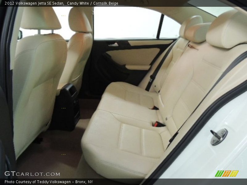 Candy White / Cornsilk Beige 2012 Volkswagen Jetta SE Sedan