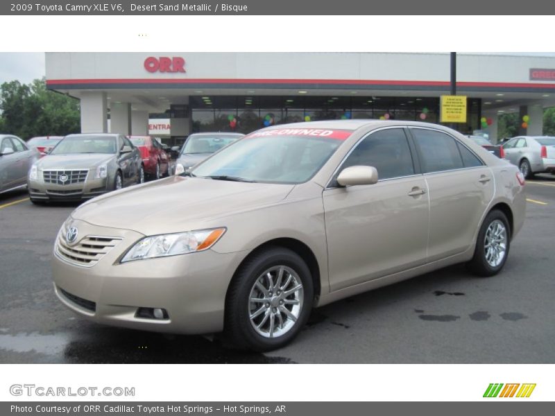 Desert Sand Metallic / Bisque 2009 Toyota Camry XLE V6