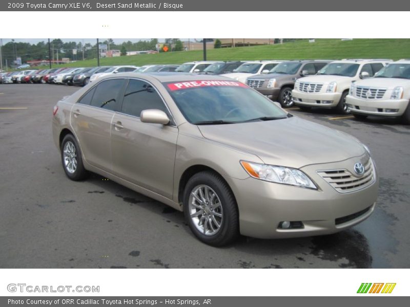 Desert Sand Metallic / Bisque 2009 Toyota Camry XLE V6