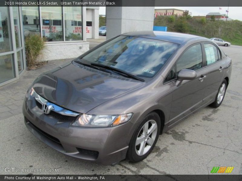 Urban Titanium Metallic / Black 2010 Honda Civic LX-S Sedan