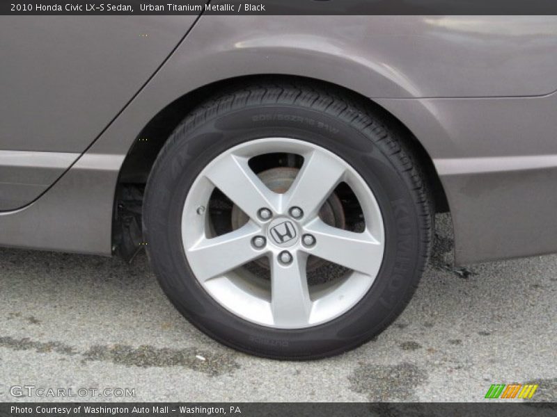 Urban Titanium Metallic / Black 2010 Honda Civic LX-S Sedan