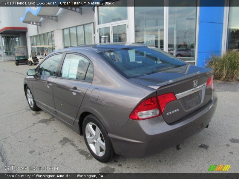 Urban Titanium Metallic / Black 2010 Honda Civic LX-S Sedan