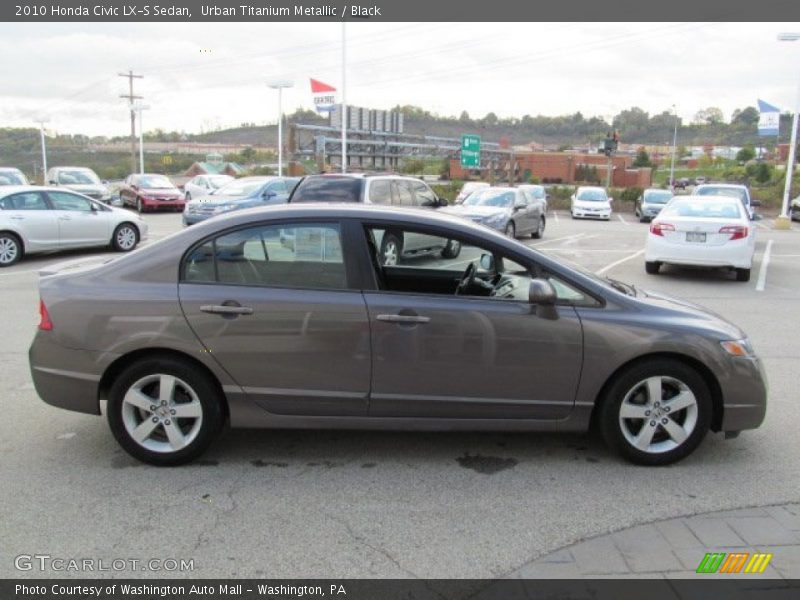 Urban Titanium Metallic / Black 2010 Honda Civic LX-S Sedan