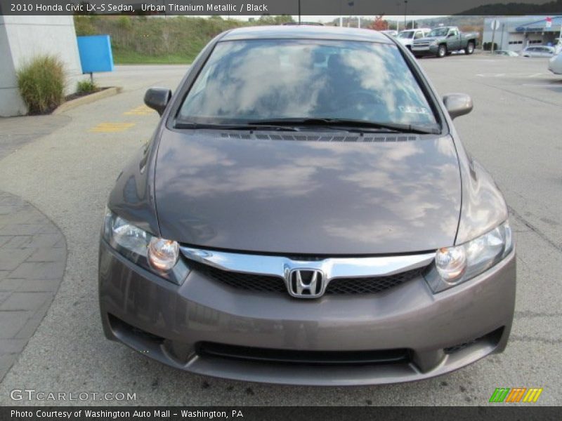 Urban Titanium Metallic / Black 2010 Honda Civic LX-S Sedan