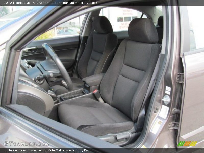 Urban Titanium Metallic / Black 2010 Honda Civic LX-S Sedan