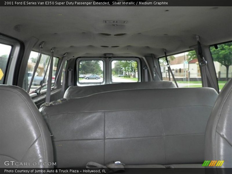 Silver Metallic / Medium Graphite 2001 Ford E Series Van E350 Super Duty Passenger Extended