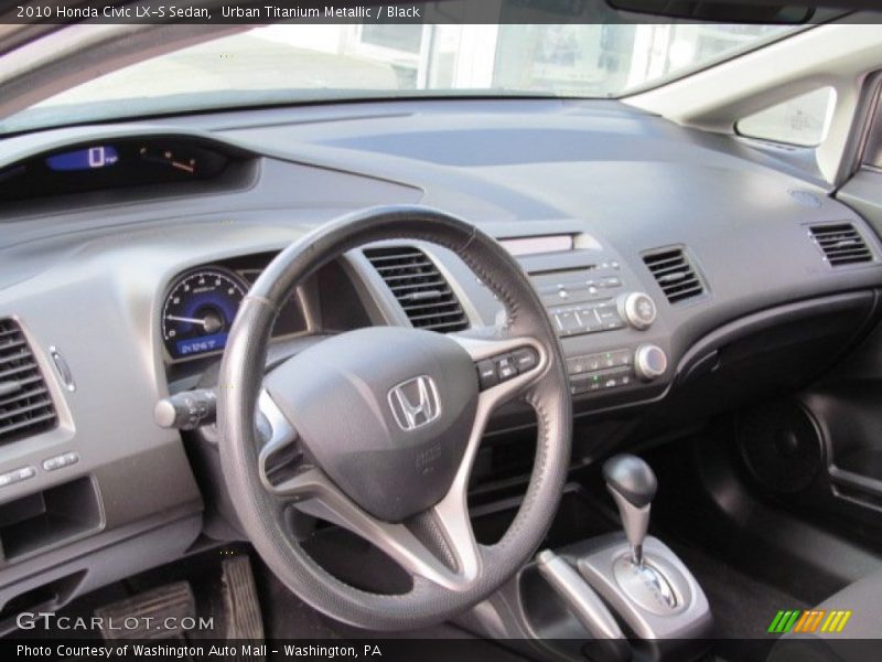 Urban Titanium Metallic / Black 2010 Honda Civic LX-S Sedan
