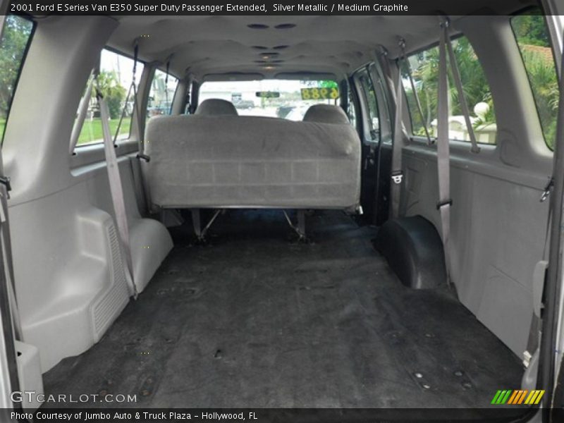 Silver Metallic / Medium Graphite 2001 Ford E Series Van E350 Super Duty Passenger Extended