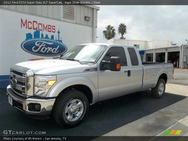 Ingot Silver Metallic / Steel 2012 Ford F250 Super Duty XLT SuperCab
