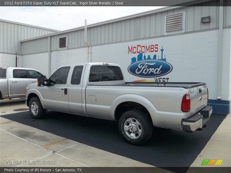 Ingot Silver Metallic / Steel 2012 Ford F250 Super Duty XLT SuperCab