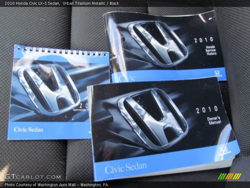 Urban Titanium Metallic / Black 2010 Honda Civic LX-S Sedan
