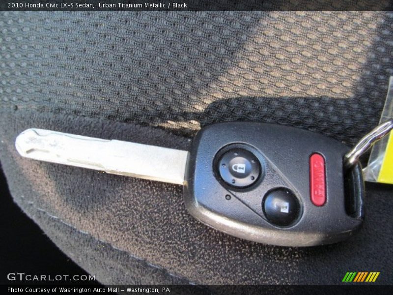 Urban Titanium Metallic / Black 2010 Honda Civic LX-S Sedan