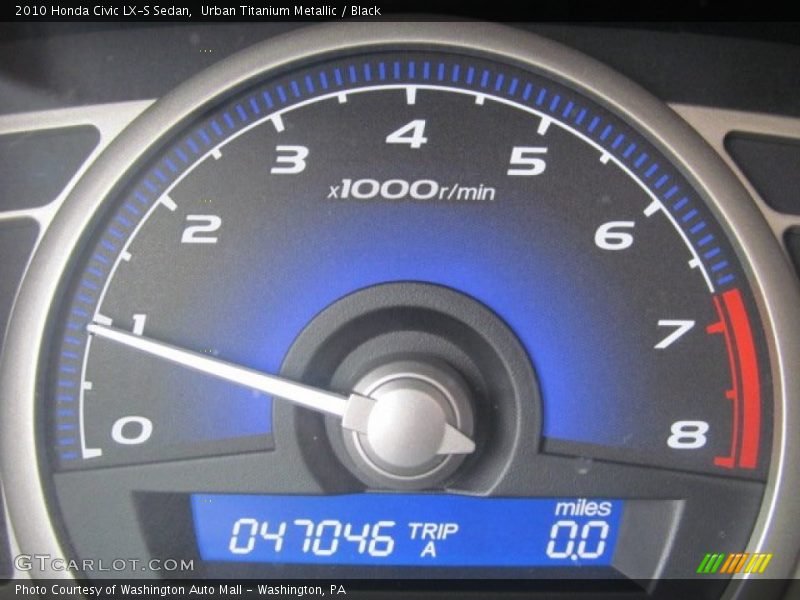 Urban Titanium Metallic / Black 2010 Honda Civic LX-S Sedan