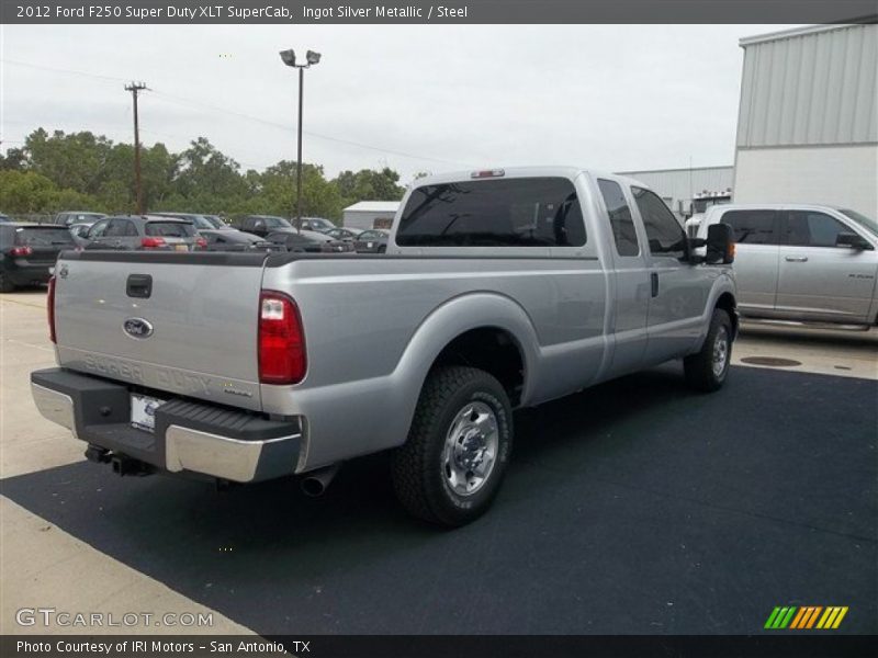 Ingot Silver Metallic / Steel 2012 Ford F250 Super Duty XLT SuperCab