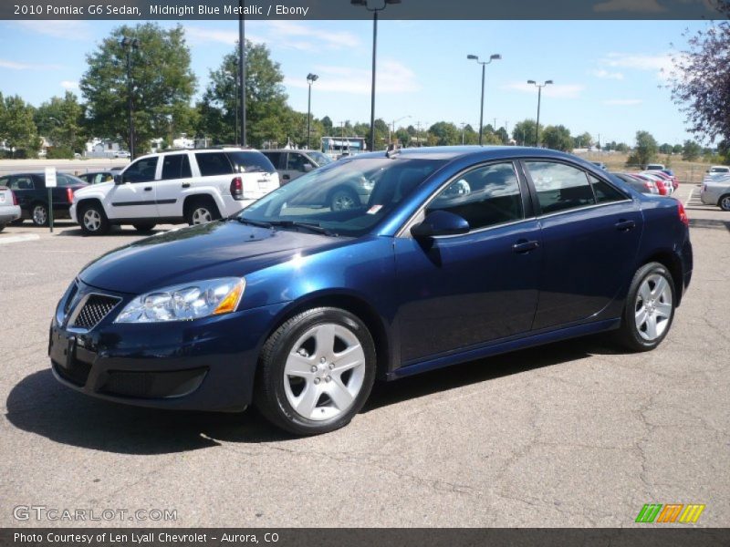  2010 G6 Sedan Midnight Blue Metallic