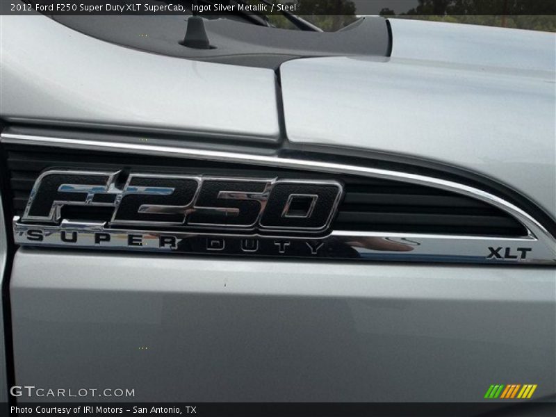 Ingot Silver Metallic / Steel 2012 Ford F250 Super Duty XLT SuperCab