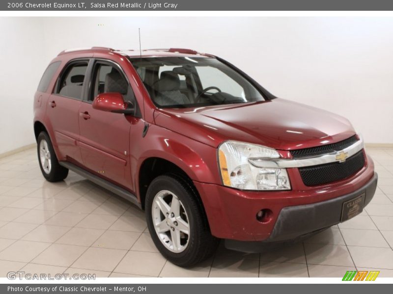 Salsa Red Metallic / Light Gray 2006 Chevrolet Equinox LT