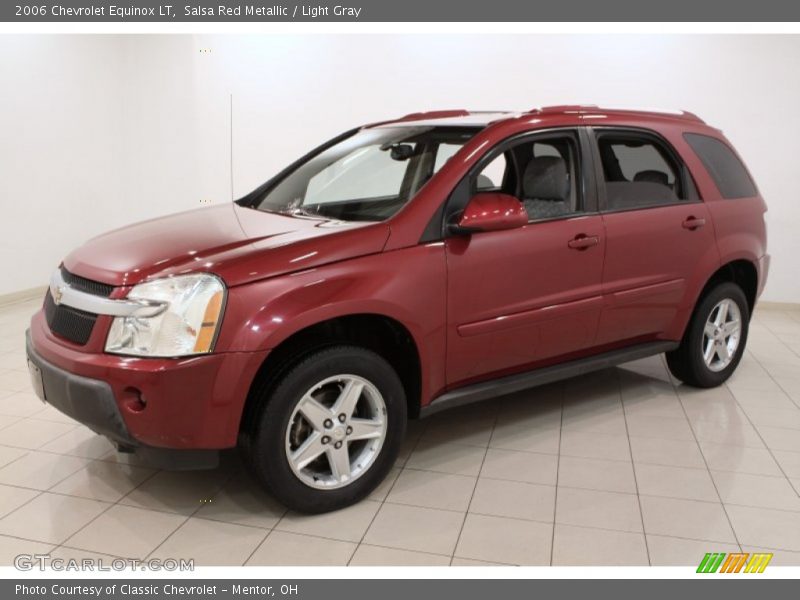 Salsa Red Metallic / Light Gray 2006 Chevrolet Equinox LT