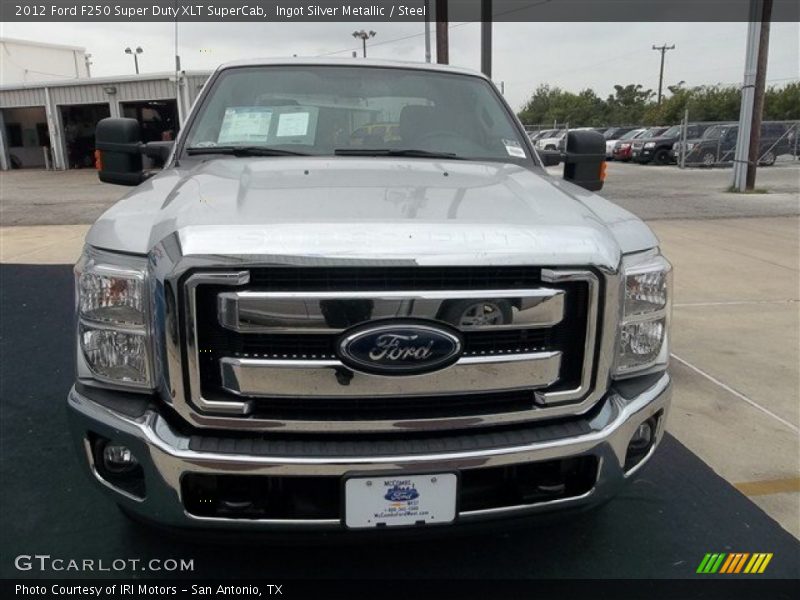 Ingot Silver Metallic / Steel 2012 Ford F250 Super Duty XLT SuperCab