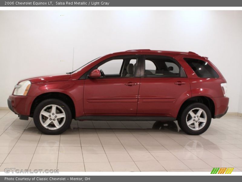Salsa Red Metallic / Light Gray 2006 Chevrolet Equinox LT
