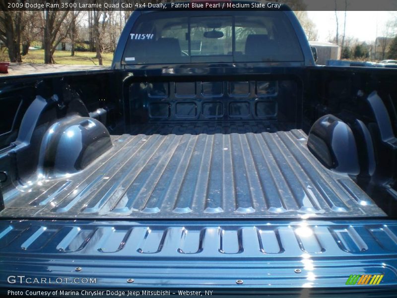 Patriot Blue Pearl / Medium Slate Gray 2009 Dodge Ram 3500 Laramie Quad Cab 4x4 Dually