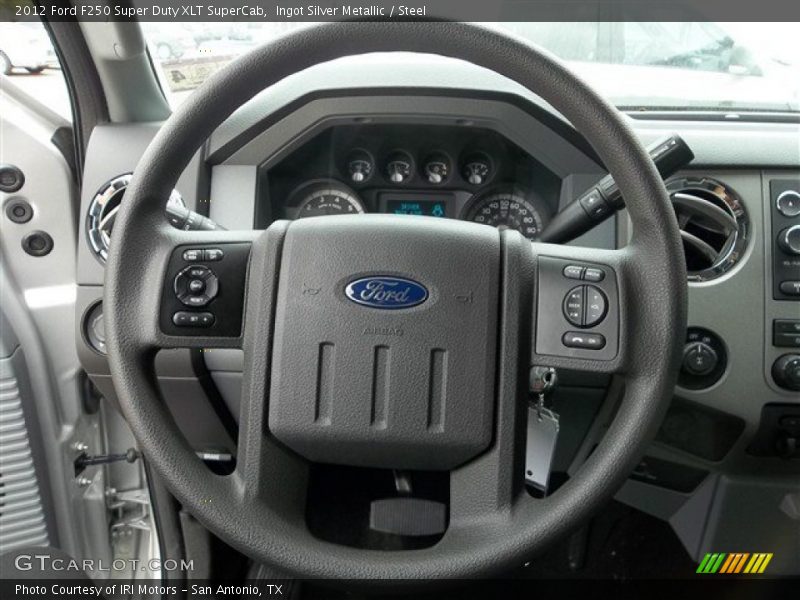 Ingot Silver Metallic / Steel 2012 Ford F250 Super Duty XLT SuperCab