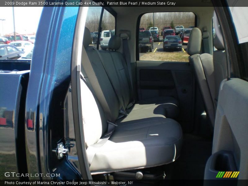 Patriot Blue Pearl / Medium Slate Gray 2009 Dodge Ram 3500 Laramie Quad Cab 4x4 Dually