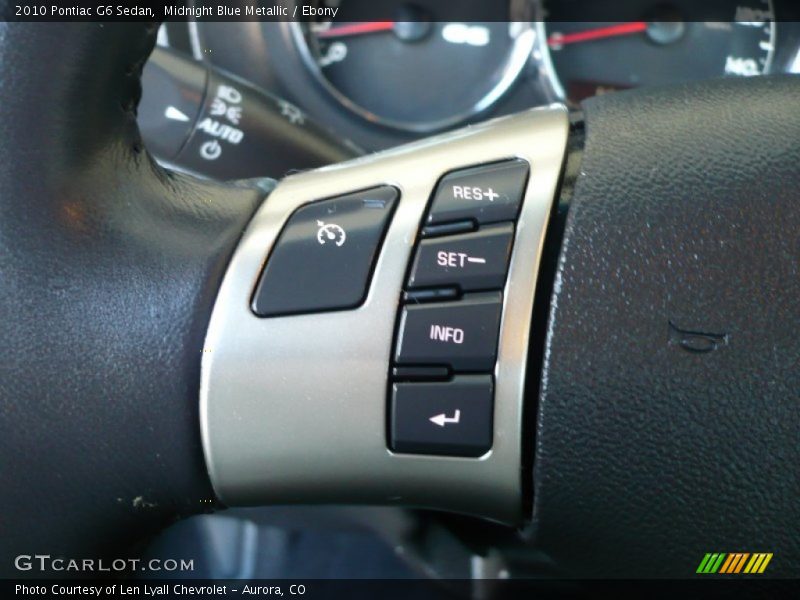 Controls of 2010 G6 Sedan