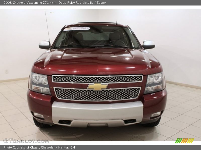 Deep Ruby Red Metallic / Ebony 2008 Chevrolet Avalanche Z71 4x4