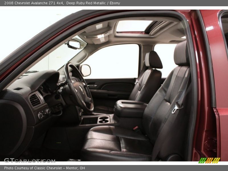 Deep Ruby Red Metallic / Ebony 2008 Chevrolet Avalanche Z71 4x4