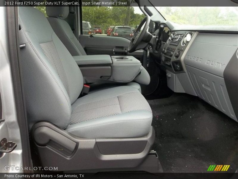 Ingot Silver Metallic / Steel 2012 Ford F250 Super Duty XLT SuperCab