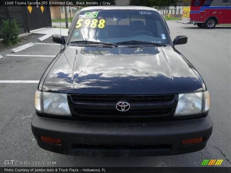 Black Metallic / Gray 1998 Toyota Tacoma SR5 Extended Cab