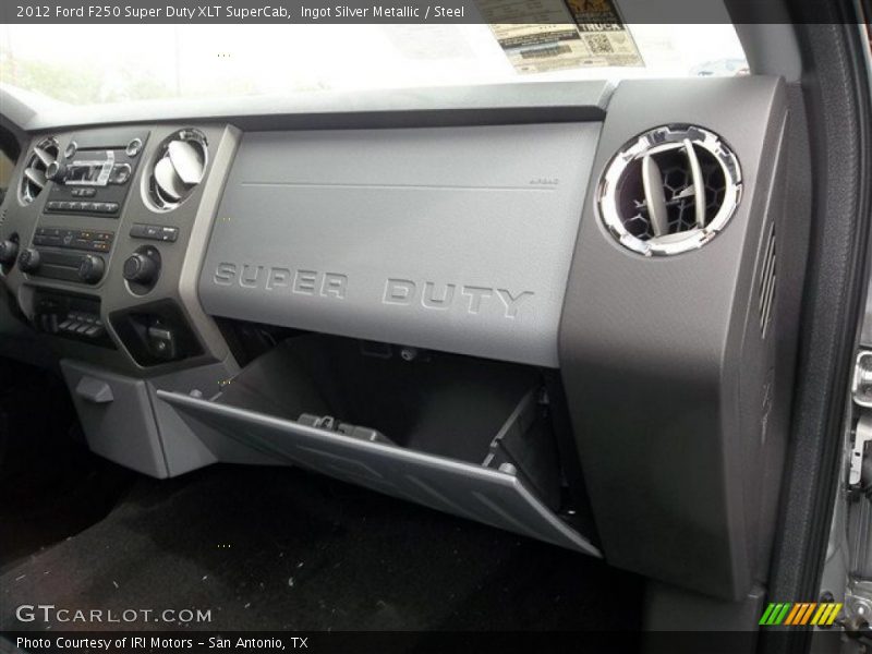 Ingot Silver Metallic / Steel 2012 Ford F250 Super Duty XLT SuperCab