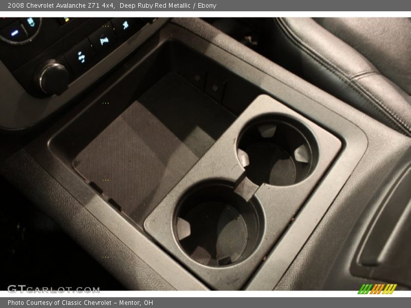 Deep Ruby Red Metallic / Ebony 2008 Chevrolet Avalanche Z71 4x4