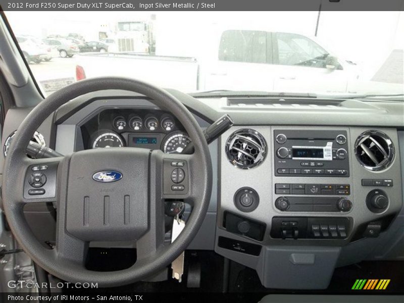 Ingot Silver Metallic / Steel 2012 Ford F250 Super Duty XLT SuperCab