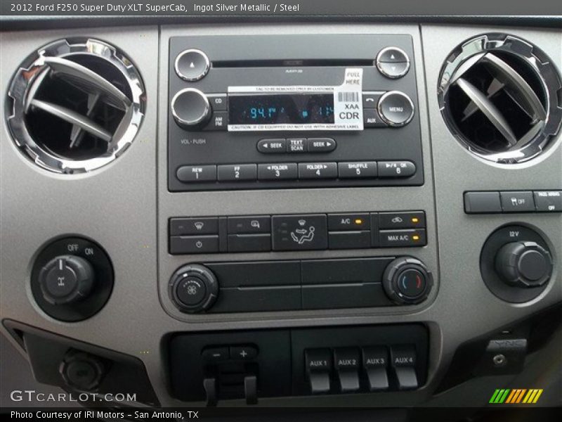 Ingot Silver Metallic / Steel 2012 Ford F250 Super Duty XLT SuperCab