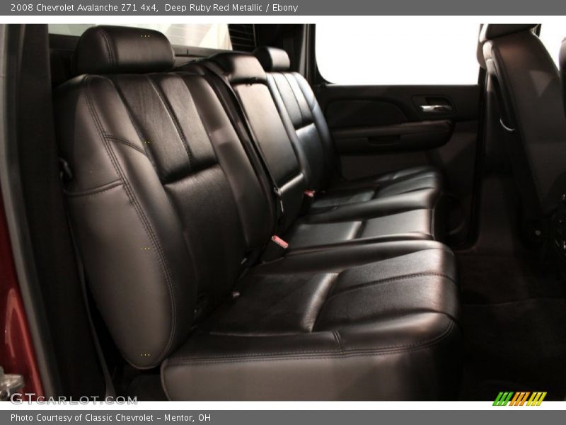 Deep Ruby Red Metallic / Ebony 2008 Chevrolet Avalanche Z71 4x4