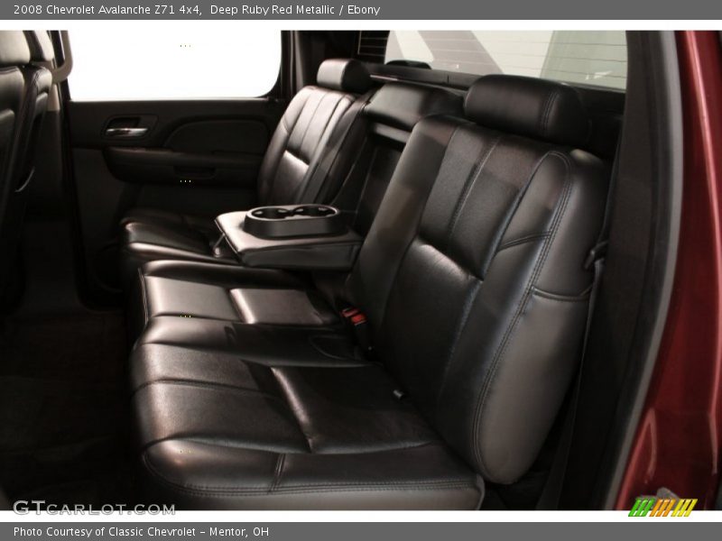 Deep Ruby Red Metallic / Ebony 2008 Chevrolet Avalanche Z71 4x4