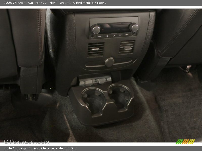 Deep Ruby Red Metallic / Ebony 2008 Chevrolet Avalanche Z71 4x4